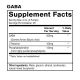 Supplement facts for GABA with L-Theanine