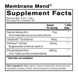 Supplement facts for Membrane Mend