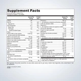 UltraClear Plus pH Vanilla supplement facts panel, about 2 scoops (44 g) serving