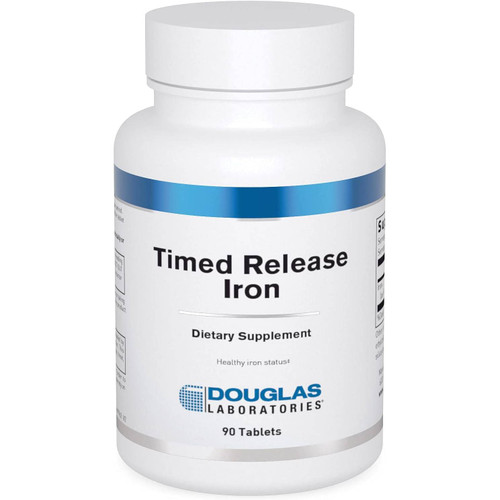 Douglas Labs Timed Release Iron - 90 Tablets DLBS09154 15.99