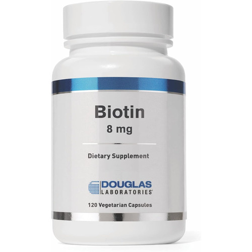 Douglas Laboratories Biotin 8 mg 120 vegetarian capsules bottle