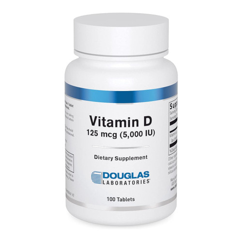 Douglas Labs Vitamin D 5,000 IU 100 tablet bottle