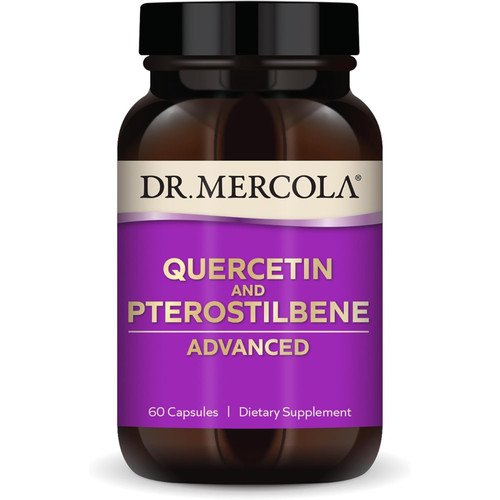 Dr. Mercola Quercetin and Pterostilbene Advanced 60 capsules bottle