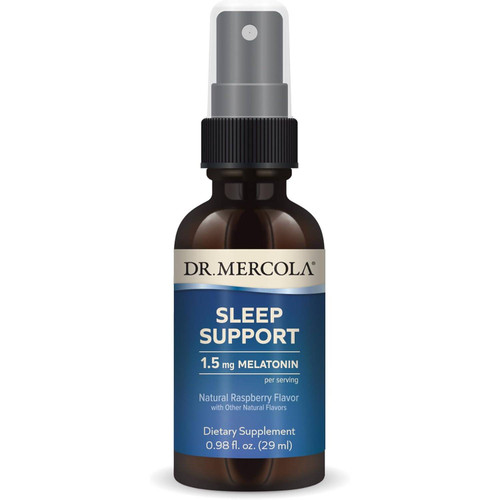 Dr. Mercola Sleep Support Melatonin Spray 0.98 fl oz bottle