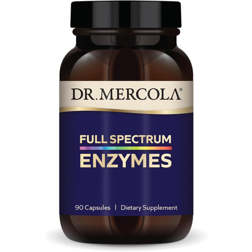 Dr. Mercola Full Spectrum Enzymes 90 capsules bottle