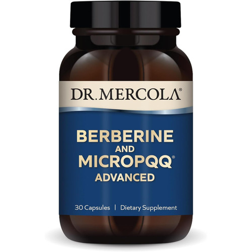 Dr. Mercola Berberine and MicroPQQ Advanced 30 capsule bottle