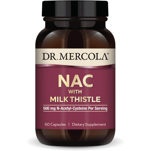 Dr. Mercola NAC with Milk Thistle - 60 Capsules DRMC17398 24.99