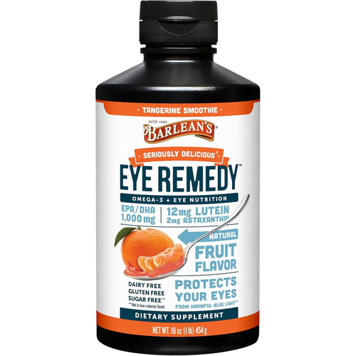 Barleans Organic Oils Eye Remedy Tangerine Swirl - 454 Grams