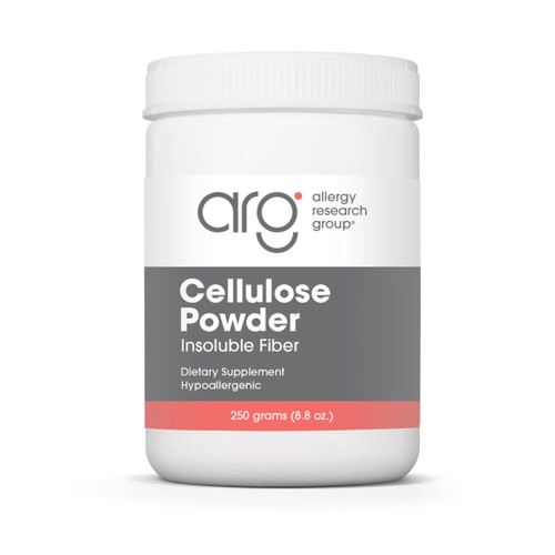Allergy Research Group Cellulose Powder Insoluble Fiber 250 grams (8.8 oz) tub