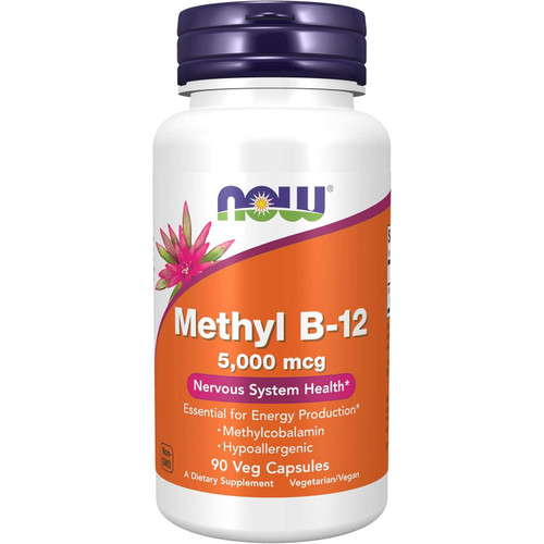 NOW Foods Methyl B-12 5000mcg - 90 Capsules