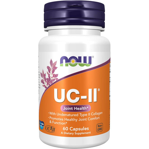 NOW Foods UC-II Type II Collagen 40 mg 60 capsule bottle