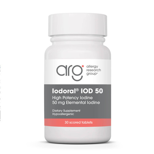 Allergy Research Group Iodoral IOD 50 30 tablets bottle