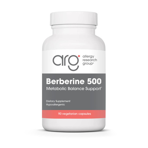 Allergy Research Group Berberine 500 90 vegetarian capsule bottle