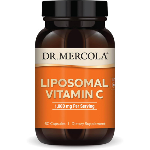 Dr. Mercola Liposomal Vitamin C 1,000 mg 60 capsule bottle