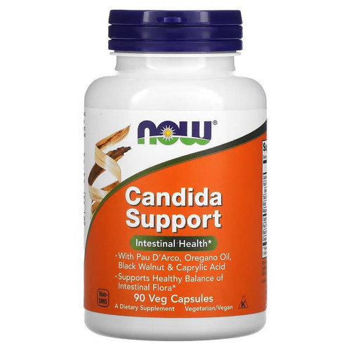 NOW Foods Candida Support 90 veg capsule bottle
