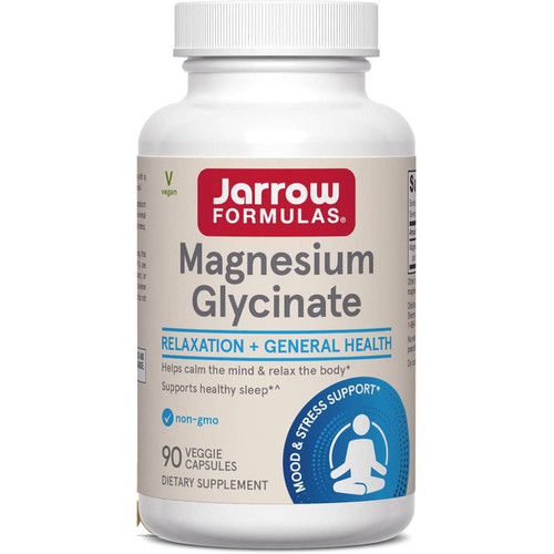 Jarrow Formulas Magnesium Glycinate - 90 Capsules JWFL91138 29.99