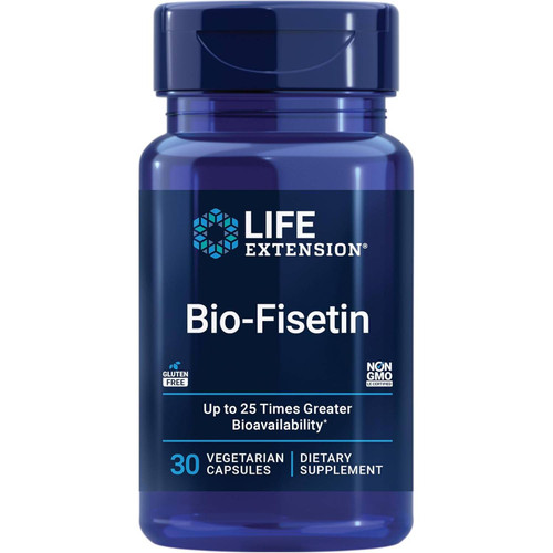 Life Extension Bio-Fisetin 30 vegetarian capsules bottle