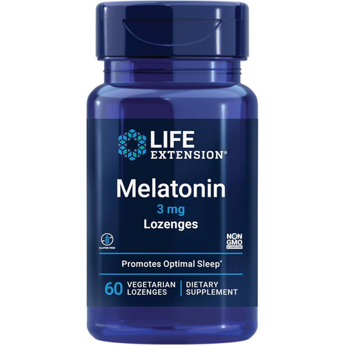 Life Extension Melatonin 3mg - 60 Lozenges LFEX32060 8.99