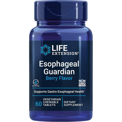 Life Extension Esophageal Guardian Chewables - 60 Tablets LFEX73700 32.99