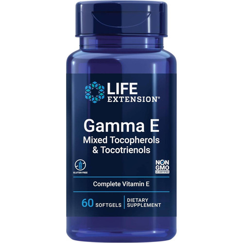 Life Extension Gamma E Tocopherol/Tocotrienol - 60 Softgels LFEX07061 40.99