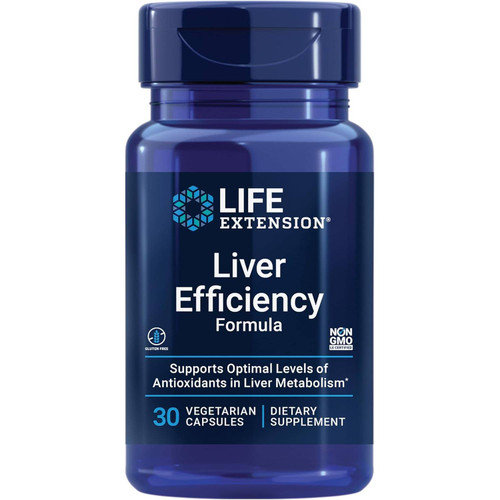 Life Extension Liver Efficiency Formula 30 vegetarian capsules bottle