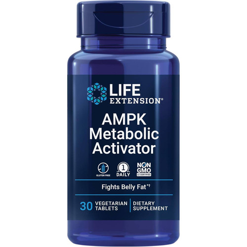 Life Extension AMPK Metabolic Activator 30 vegetarian tablet bottle