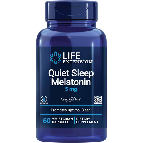 Life Extension Natural Sleep Melatonin 5mg - 60 Capsules LFEX44564 19.99
