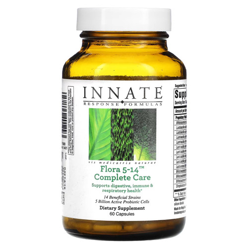 Innate Response Formulas Flora 5-14 Complete Care 60 capsules bottle