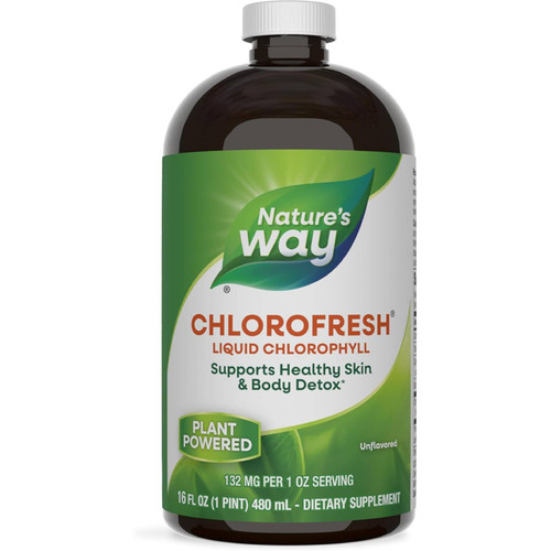 Nature's Way Chlorofresh Liquid Chlorophyll Unflavored 16 fl oz bottle