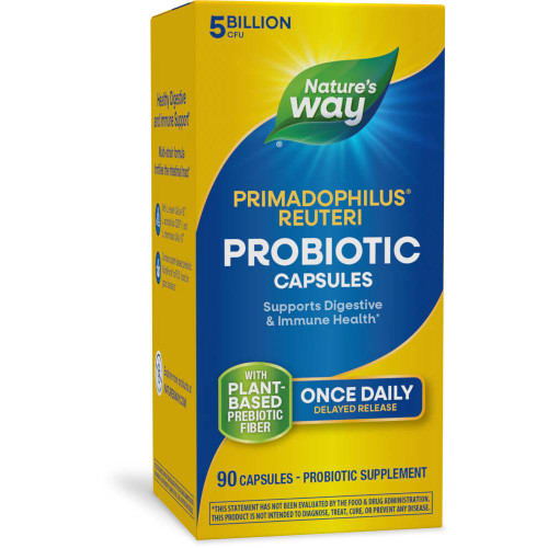 Nature's Way Primadophilus Reuteri Probiotic 90 capsules box