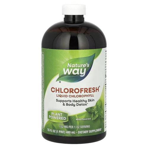 Nature's Way Chlorofresh Liquid Chlorophyll Mint 16 fl oz (480 mL) bottle