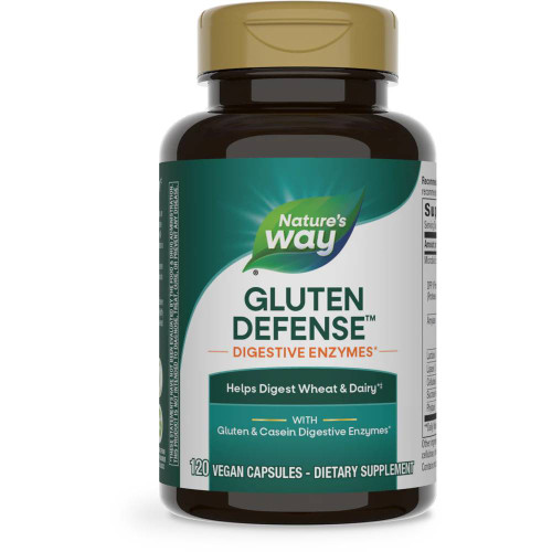 Nature's Way Gluten Defense Digestive Enzymes 120 capsules bottle