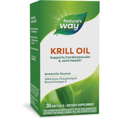 Nature's Way Krill Oil Antarctic Source softgels box