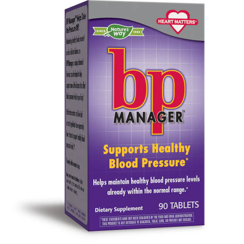 Nature's Way bp Manager 90 tablets box