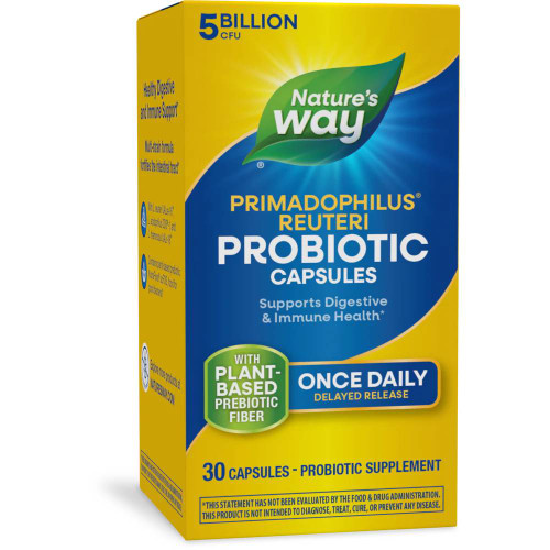 Nature's Way Primadophilus Reuteri Probiotic 30 capsules box