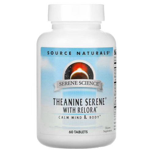 Source Naturals Serene Science Theanine Serene with Relora 60 tablets bottle