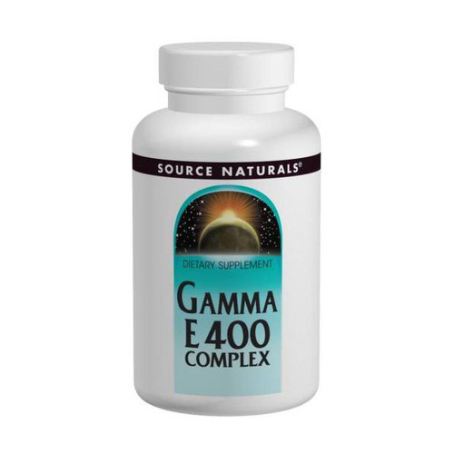 Source Naturals Gamma E 400 Complex with tocotrienols 30 softgel bottle