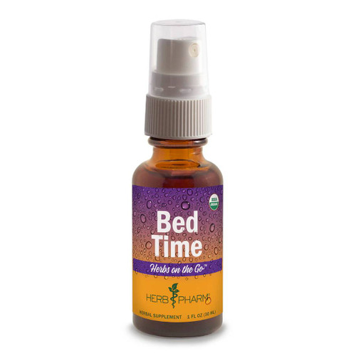 Herb Pharm Herbs on the Go Bed Time 1 fl oz (30 mL) spray bottle