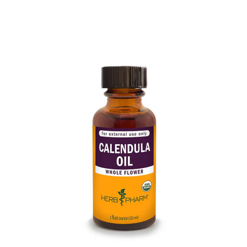 Herb Pharm Calendula Oil whole flower 1 fl oz (30 mL) bottle
