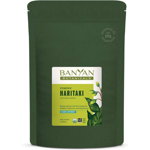Banyan Botanicals Haritaki Fruit Powder, Organic - 454 Grams