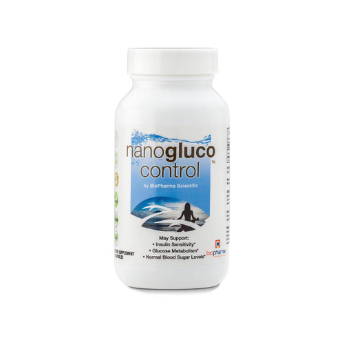 BioPharma Scientific NanoGluco Control capsule bottle