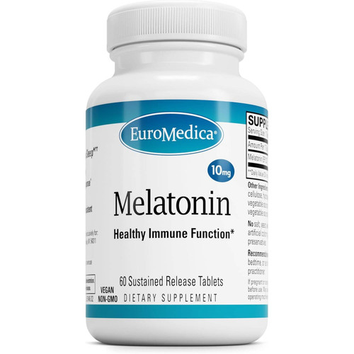 EuroMedica Melatonin 10mg Sustained Release - 60 Tablets EUMD19466 16.99