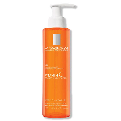 La Roche-Posay Vitamin C Brightening Facial Cleanser pump bottle