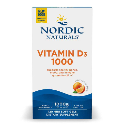 Nordic Naturals Vitamin D3 - 120 Softgels NDNA16011 17.99