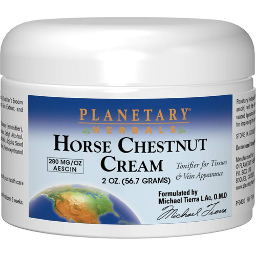 Planetary Herbals Horse Chestnut Cream - 2 Ounces