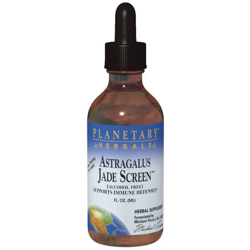 Planetary Herbals Astragalus Jade Screen alcohol-free liquid dropper bottle