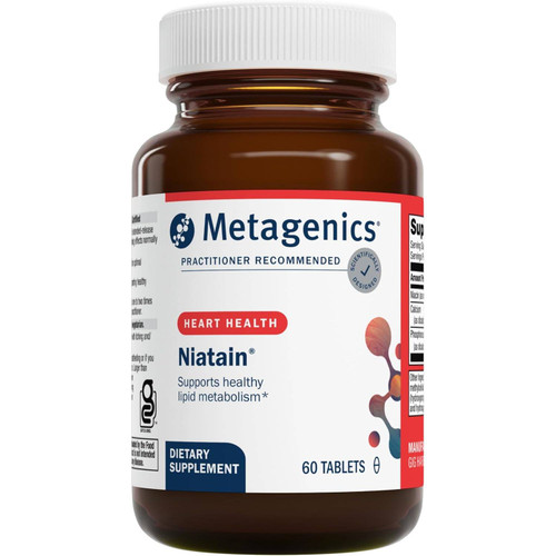 Metagenics Niatain 60 tablet bottle