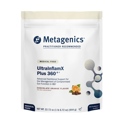 Metagenics UltraInflamX Plus 360 chocolate orange 14 servings pouch