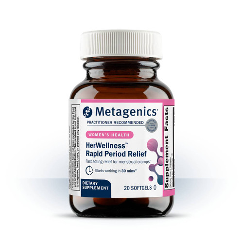 Metagenics HerWellness Rapid Period Relief - 20 Softgels MTGN61525 25.99