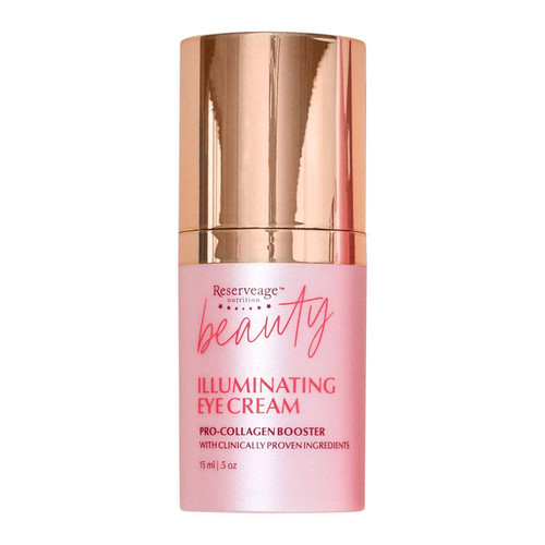 Reserveage Beauty Illuminating Eye Cream pro-collagen booster 0.5 oz bottle